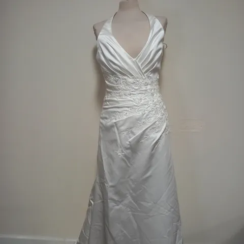 TOM FLOWERS ROSETTA NICOLINI HALLER NECK - SIZE 14