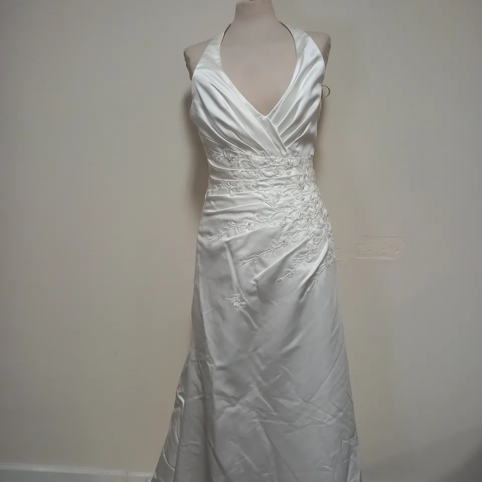 TOM FLOWERS ROSETTA NICOLINI HALLER NECK - SIZE 14