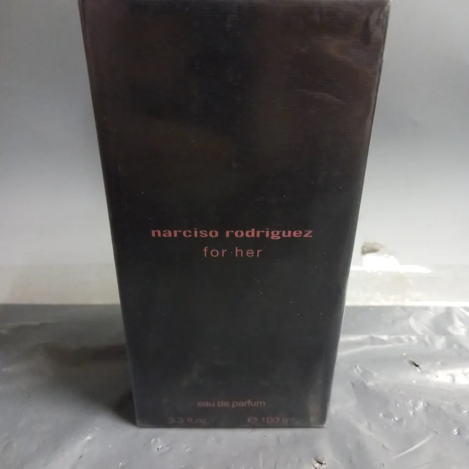 BOXED AND SEALED NARCISO RODRIGUEZ FOR HER EAU DE PARFUM, 100ML