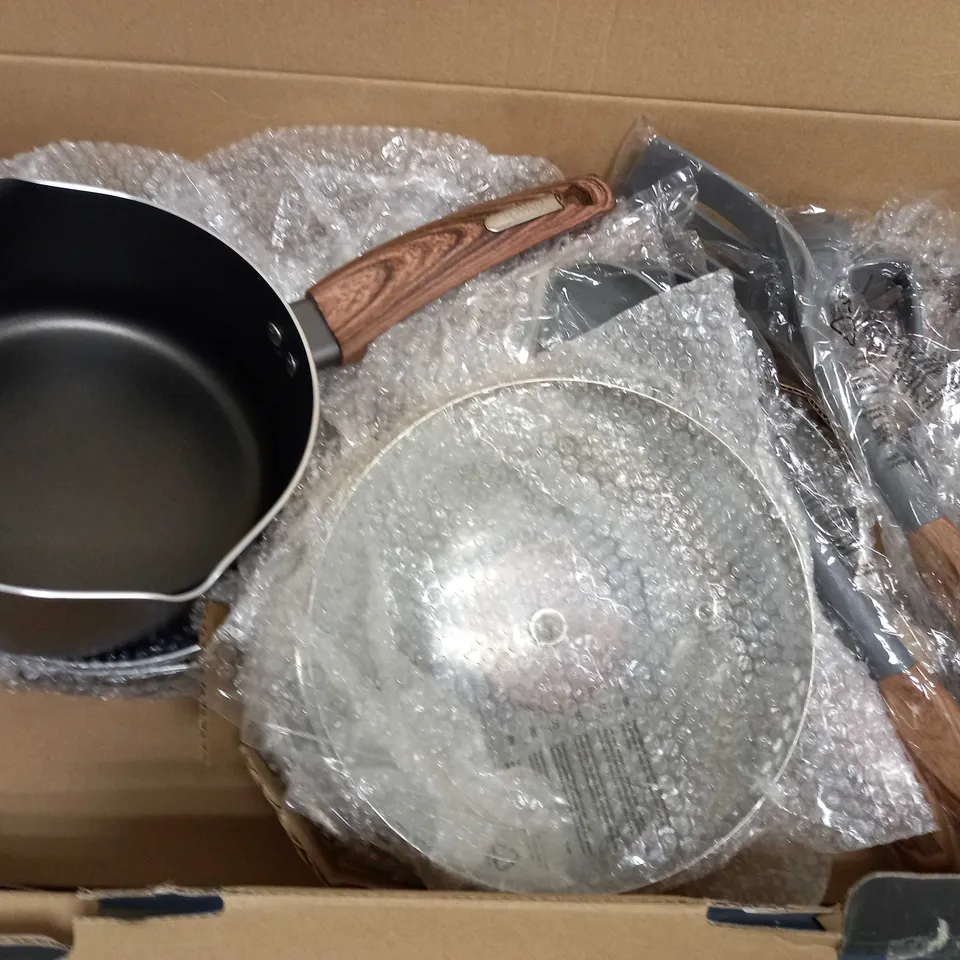 TOWER INDUCTION FRYING PAN AND SAUCEPAN SET