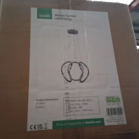 BOXED LED PENDANT LIGHT FITTING – CIRCULAR RING DESIGN