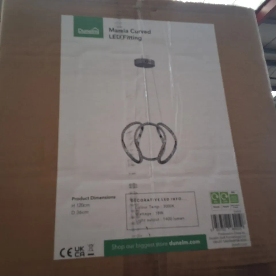 BOXED LED PENDANT LIGHT FITTING – CIRCULAR RING DESIGN