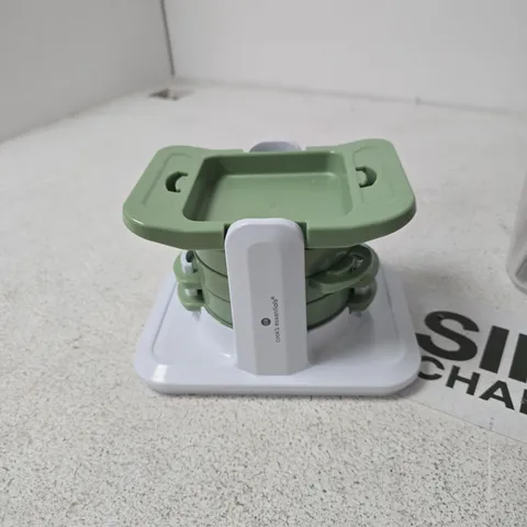 COOK'S ESSENTIALS GREEN KITCHEN FOOD CHOPPER - HAND-OPERATED