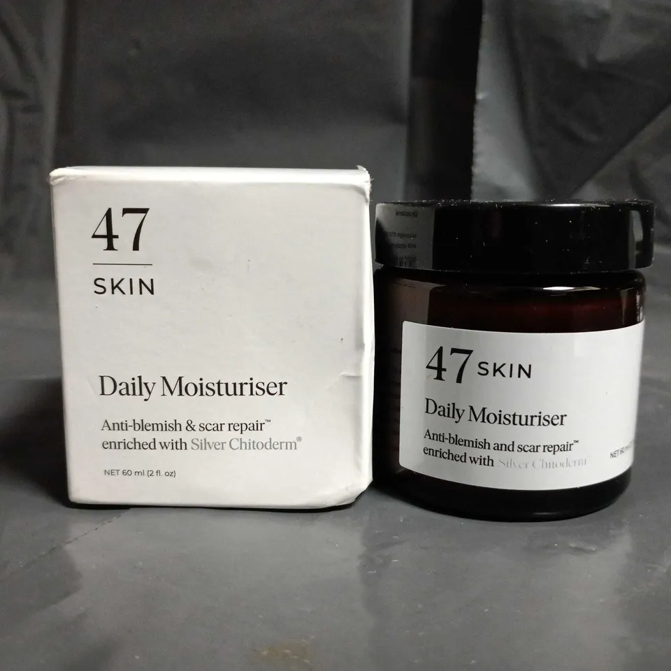 47 SKIN DAILY MOISTURISER – 60ML, BOXED