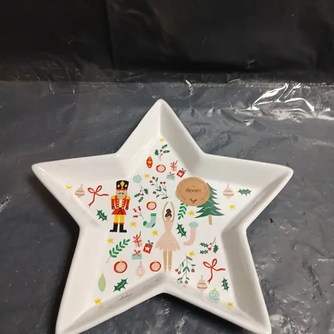 BOXED DEXAM LARGE NUTCRACKER STAR SNACK BOWL