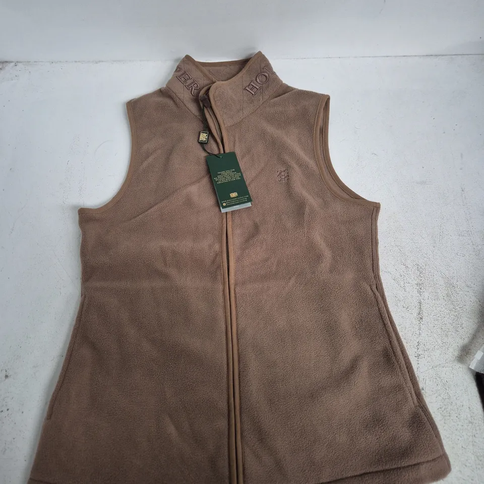Holland Cooper Women's Fleece Gilet – Mocha