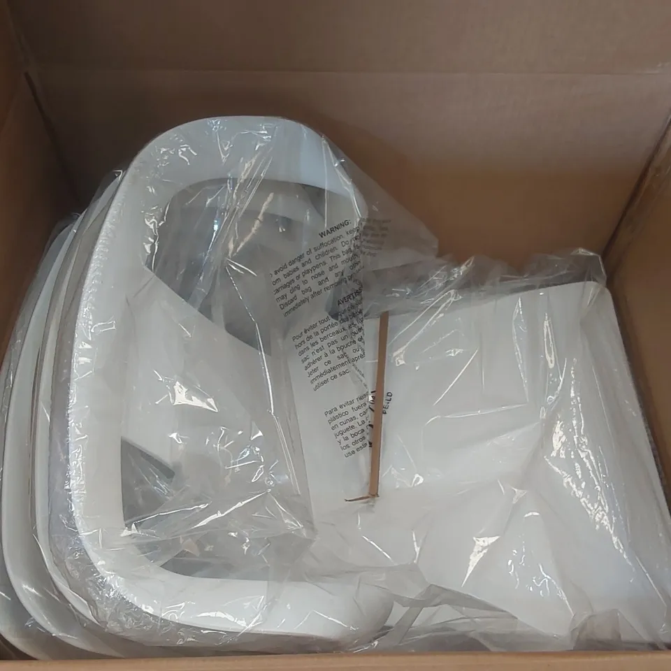 BOXED SET OF 4 DESIGNER DINING CHAIRS