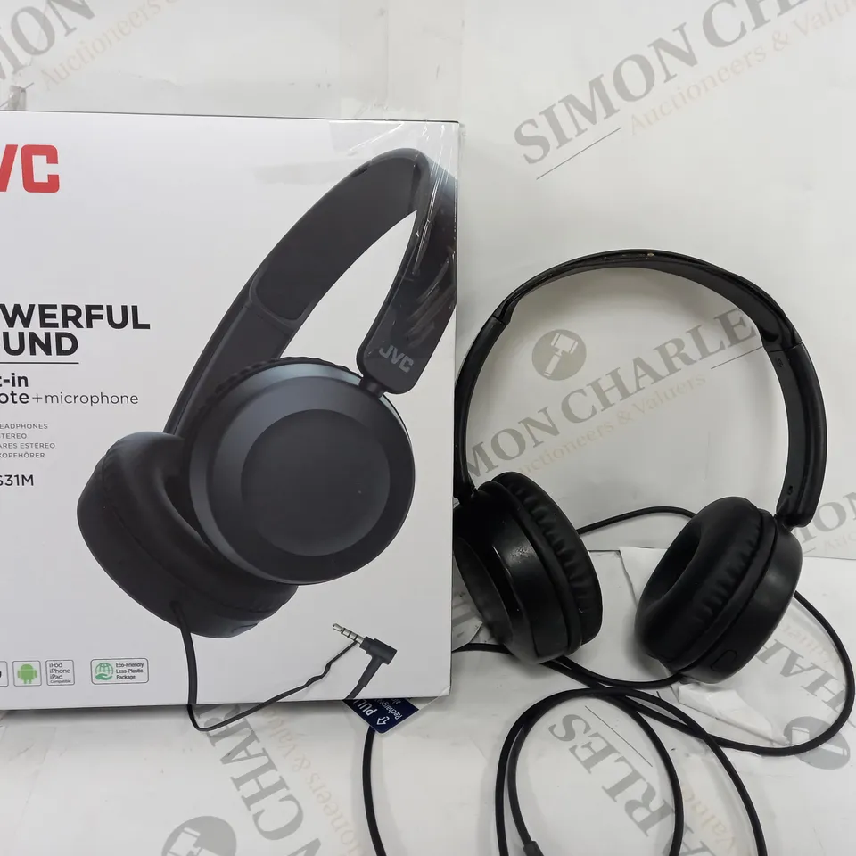 BOXED JVC HA-S31M DEEP BASS WIRED HEADPHONES