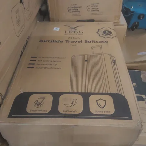 BOXED LUGG TRAVEL SUITCASE