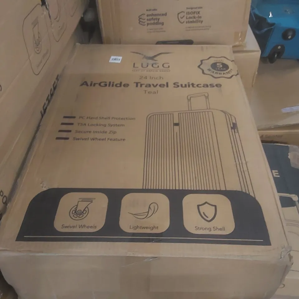 BOXED LUGG TRAVEL SUITCASE