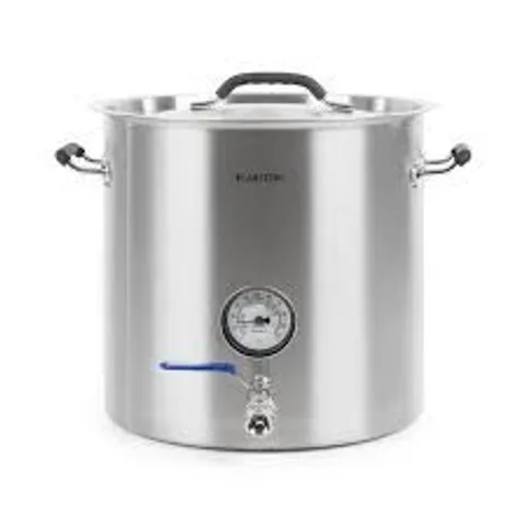 BEER KEG DISPENSER HOME BREW STAINLESS STEEL BREWING KETTLE 35 L NO HEATING