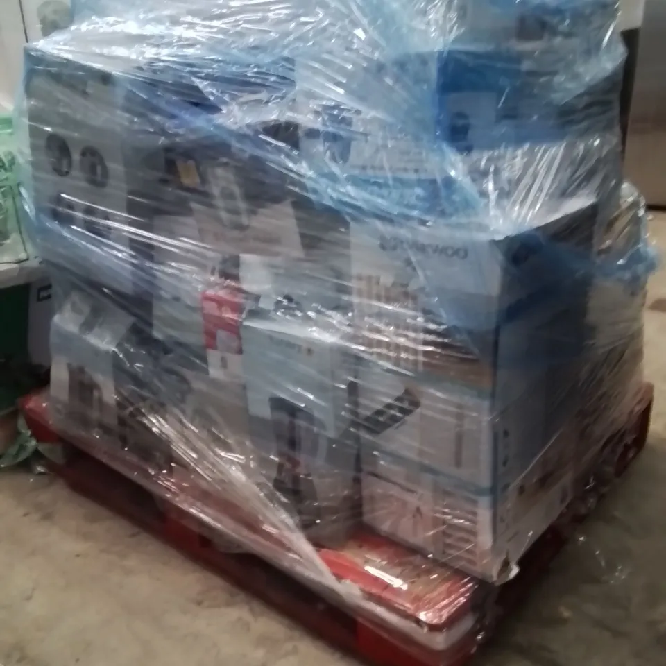 PALLET CONTAINING A LARGE QUANTITY OF ELECTRICAL PRODUCTS TO INCLUDE;BLENDER,AIR FRYER,TOASTER,TV,MICROWAVE 