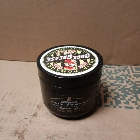 APPROXIMATELY 40 COCK GREASE EXTRA SLICK HAIR POMADES 