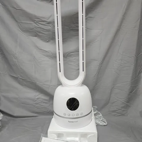HOMESMART BLADELESS TOWER FAN WITH OVAL LOOP – WHITE