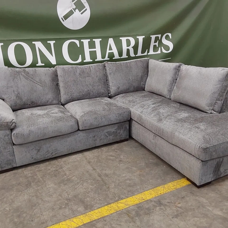 SALERNO STANDARD SEATER FABRIC CORNER CHAISE SOFA RRP £999