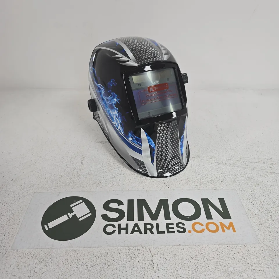 SEALEY AUTO DARKENING WELDING HELMET SHADE - 9-13