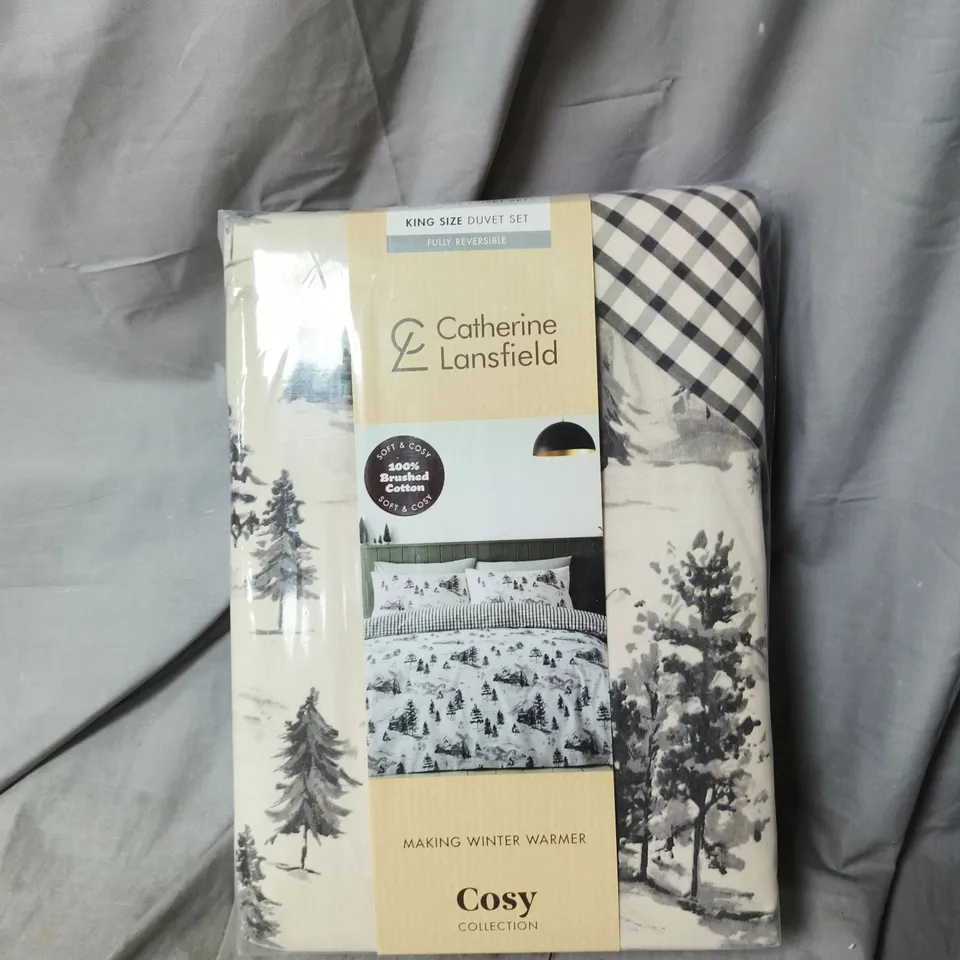 CATHERINE LANSFIELD COSY COLLECTION KING SIZE DUVET SET – MAKING WINTER WARMER