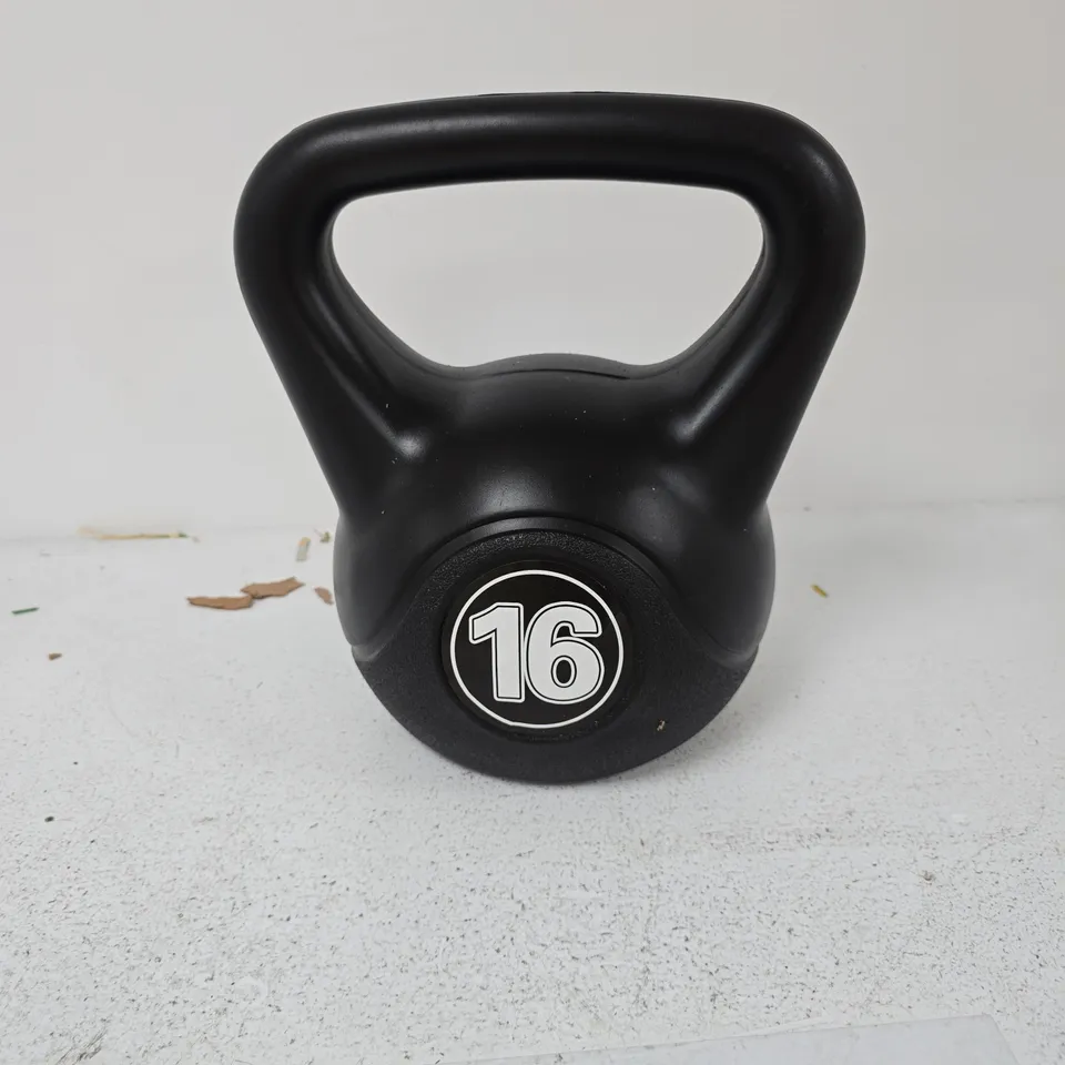 KETTLEBELL – 16 KG – BLACK