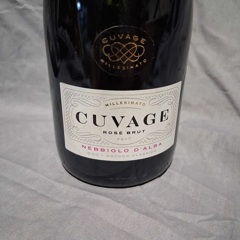 CUVAGE ROSÉ BRUT NEBBIOLO D'ALBA 2017 – MILLESIMATO