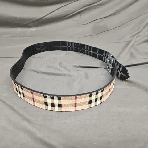 REVERSIBLE BURBERRY BELT