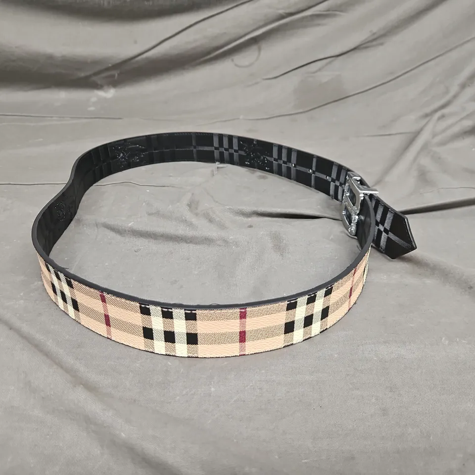 REVERSIBLE BURBERRY BELT