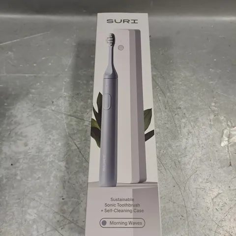 SEALED SURI SUSTAINABLE SONIC TOOTHBRUSH IN MORNING WAVES