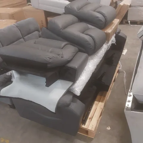 PALLET OF ASSORTED INCOMPLETE SOFA PARTS 