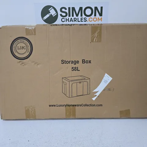 LUXURY HOMEWARE COLLECTION STORAGE BOX 58L