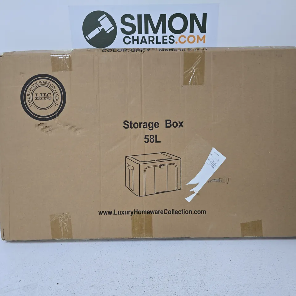 LUXURY HOMEWARE COLLECTION STORAGE BOX 58L