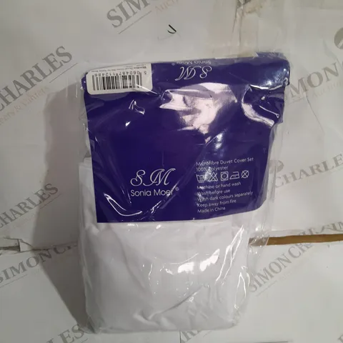 SONIA MOER MICROFIBRE DUVET COVER SET - SINGLE