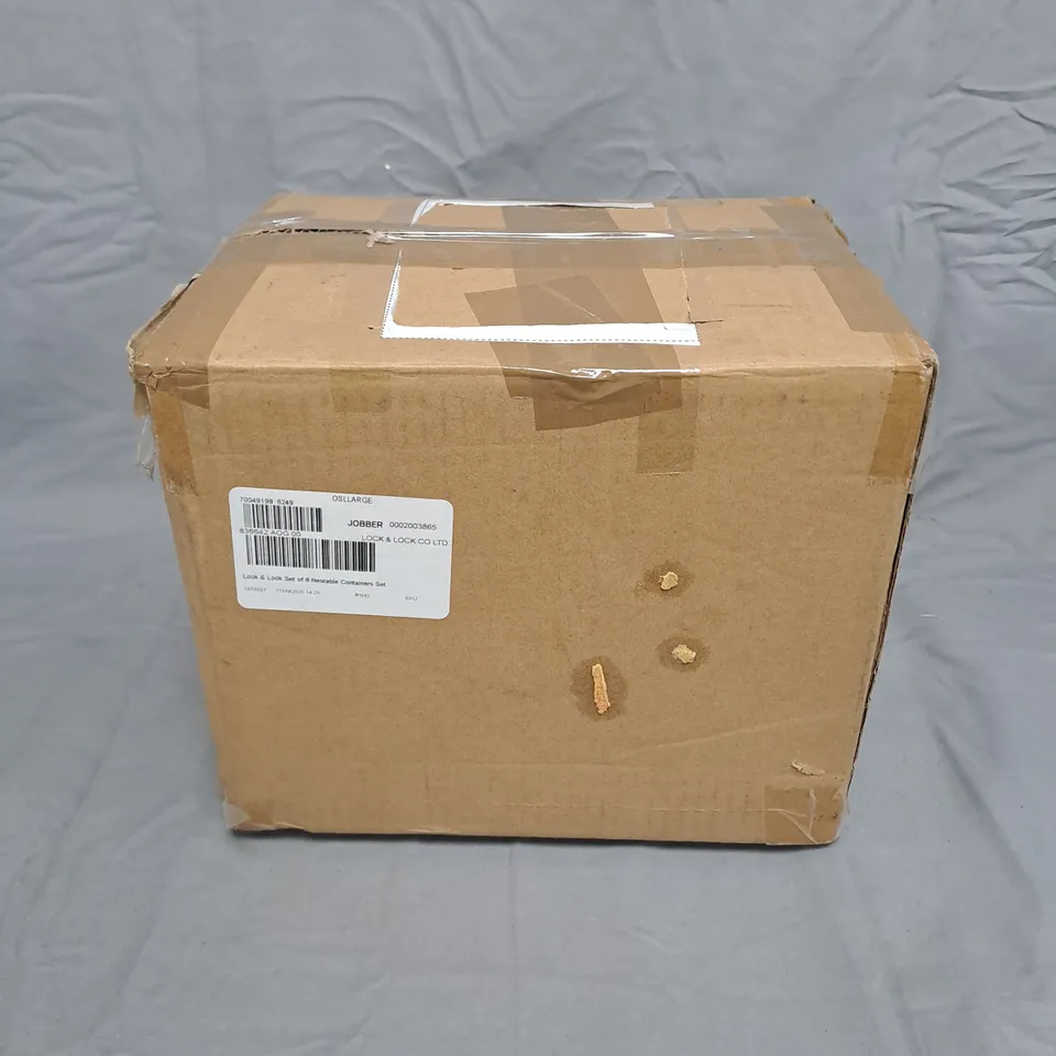 LOCK & LOCK SET OF 8 NESTABLE CONTAINERS SET