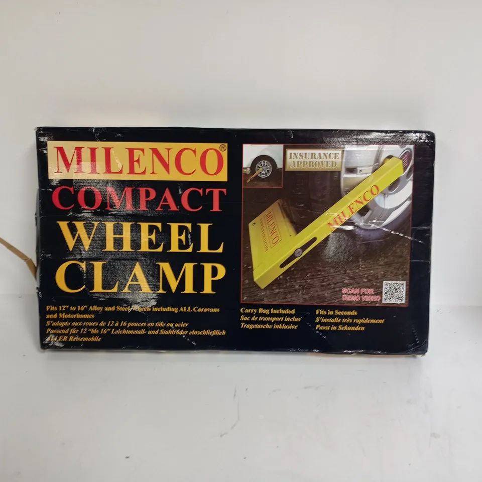 BOXED MILENCO COMPACT WHEEL CLAMP