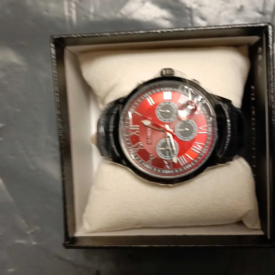 GLENFIELD WRISTWATCH WITH RED DIAL – BOXED