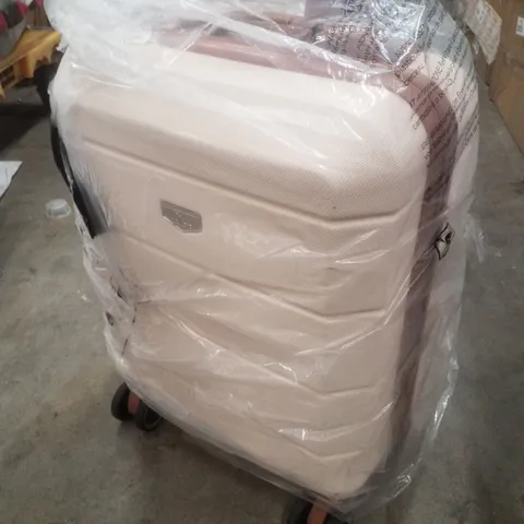 BOXED LUGG 15" JETSET TRAVEL CABIN BAG - CREAM WITH BROWN