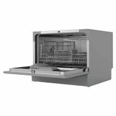 BOXED RUSSELL HOBBS RH6TTDW0D1S TABLE TOP DISHWASHER - SILVER