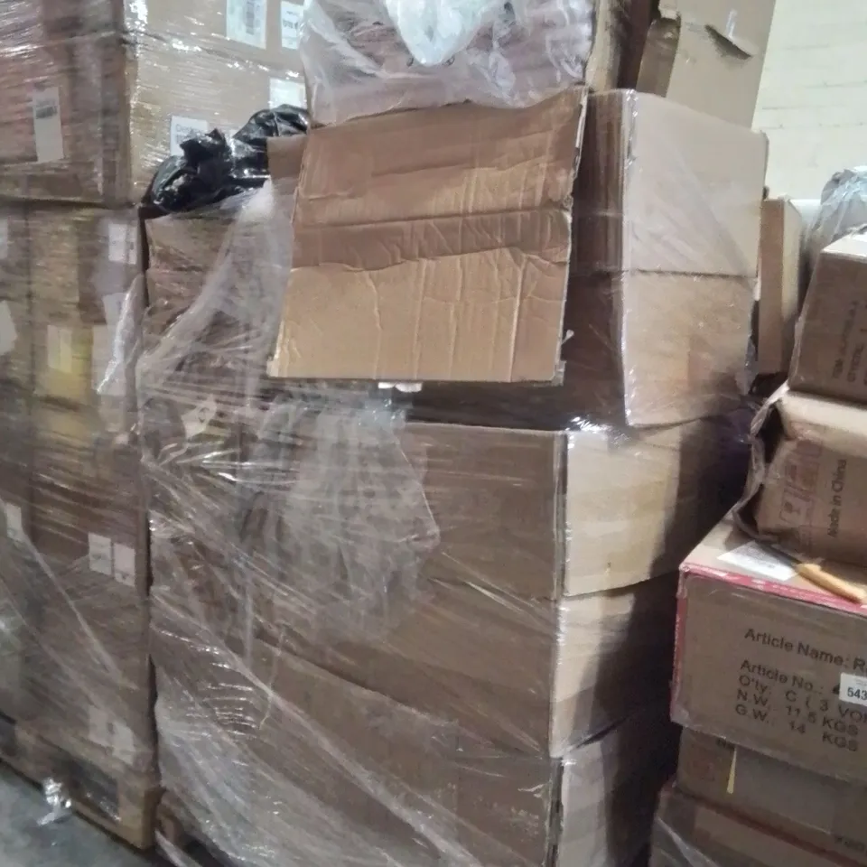 PALLET OF ASSORTED HOUSEHOLD GOODS AND PRODUCTS TO INCLUDE;CAT TREE,WREATH,MAT