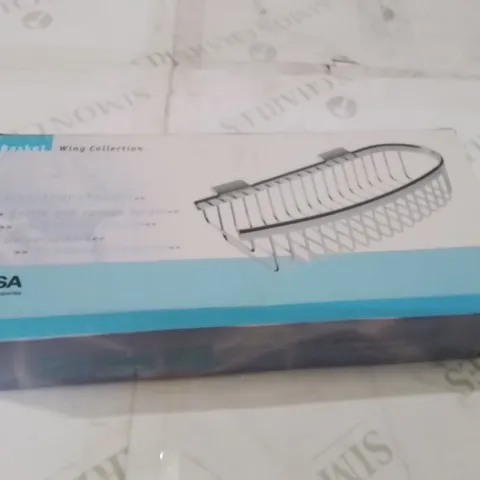 BOXED GEESA CHROME SPONGE HOLDER 