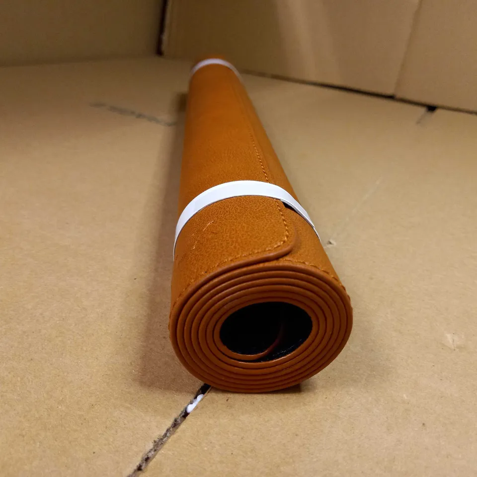 ULX TAN LEATHER STYLE DESK MAT