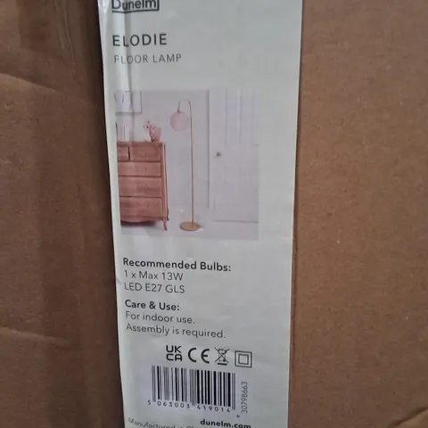 DUNELM ELODIE FLOOR LAMP - BOXED