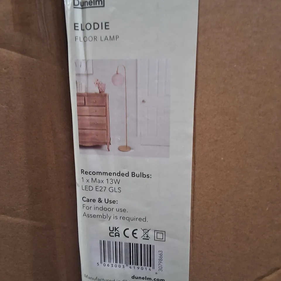DUNELM ELODIE FLOOR LAMP - BOXED