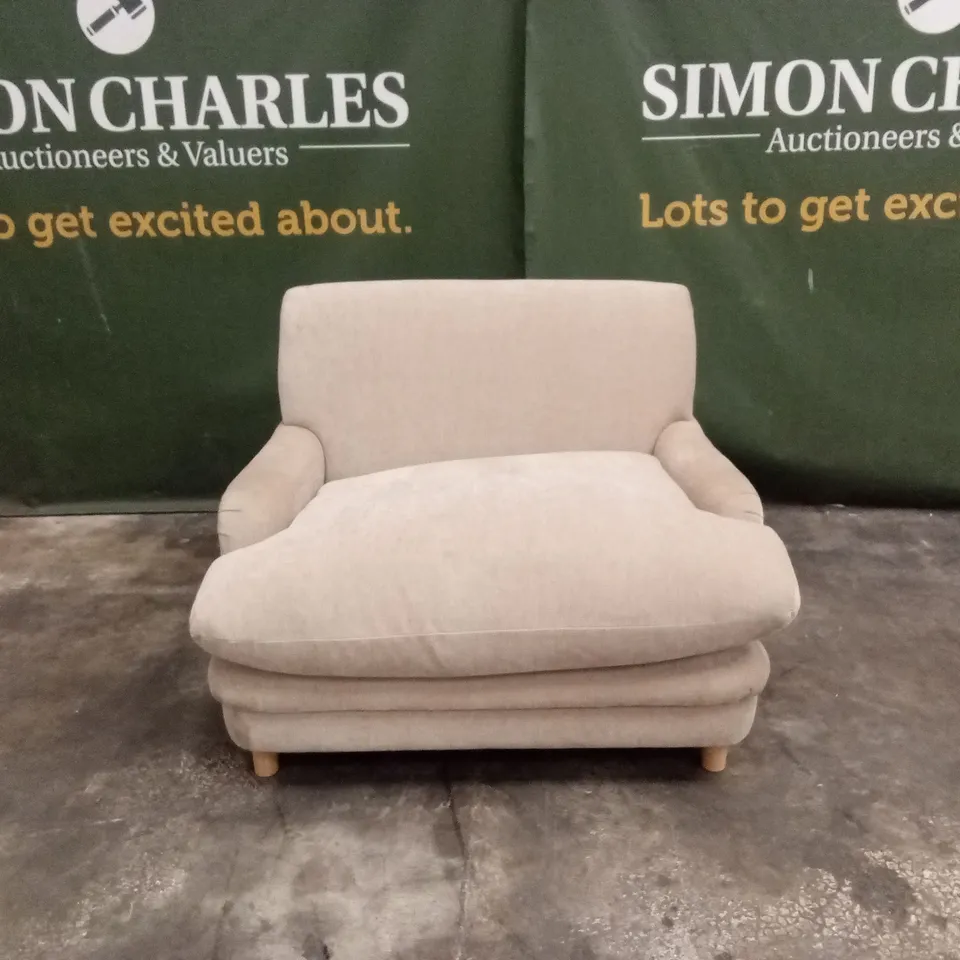 LPD HOME PLUMPTON SAHARA CHENILLE ARMCHAIR RRP £449
