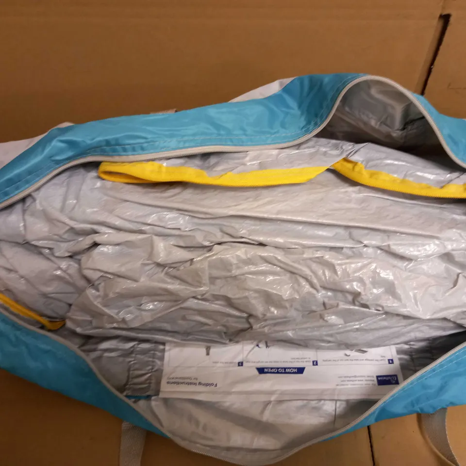 WOLFWISE 3-4 PERSON EASY UP BEACH TENT UPF 50+ INSTANT SUN SHELTER CANOPY