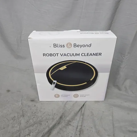 BOXED BLISS & BEYOND ROBOT VACUUM CLEANER