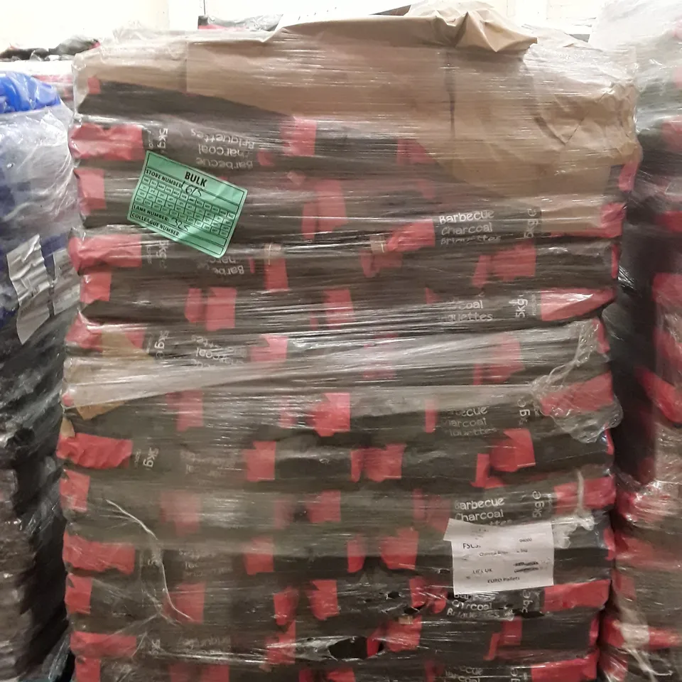 PALLET OF APPROXIMATELY 180 BAGS OF BARBECUE CHARCOAL BRIQUETTES