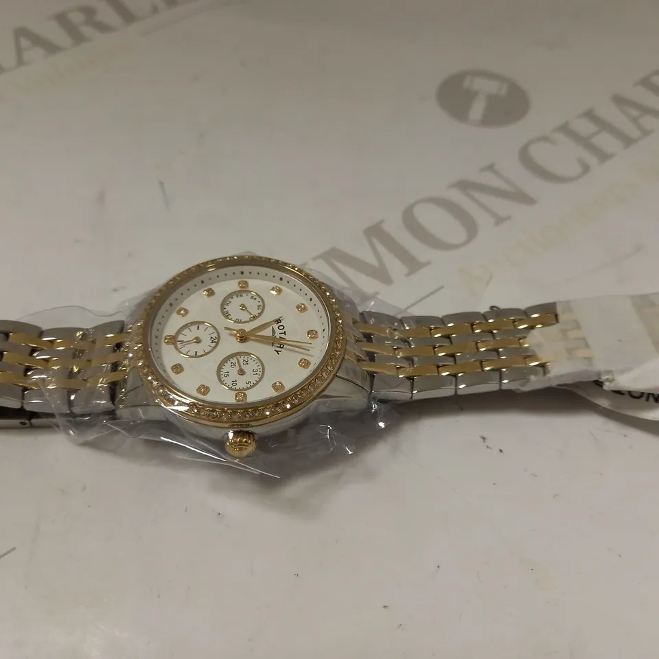 EXCLUSIVE ROTARY SILVER AND GOLD WATCH RRP £259