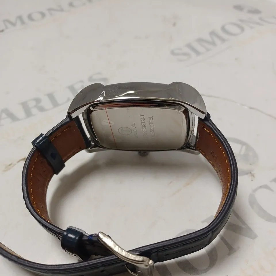MENS TALIS CO WATCH – MOON PHASE MOVEMENT – SUB DIAL – GENUINE LEATHER STRAP