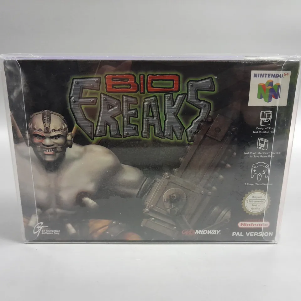 BOXED SEALED BIO FREAKS FOR NINTENDO 64