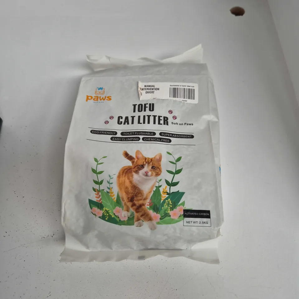 TOTE OF APPROXIMATELY 9 ASSORTED ITEMS TO INCLUDE: TOFU CAT LITTER