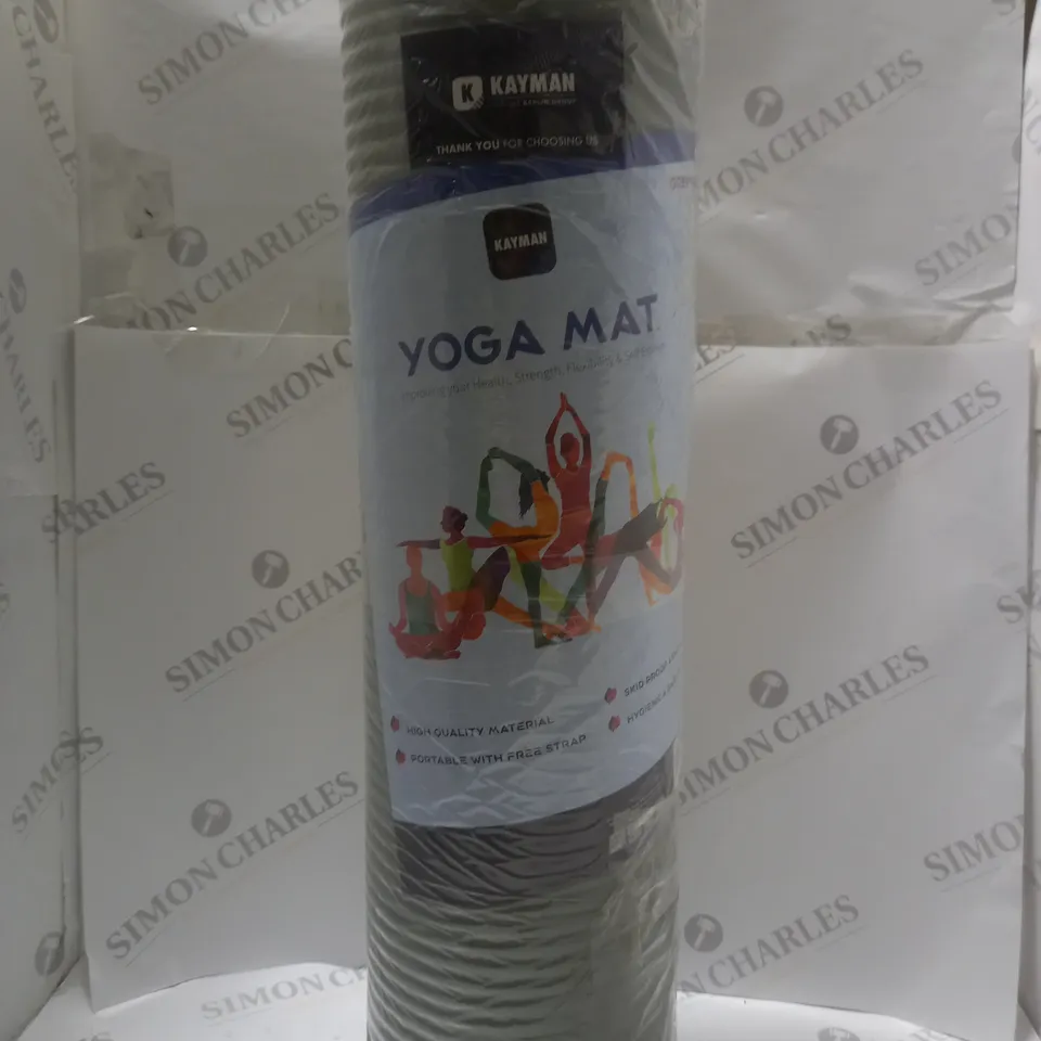 SEALED KAYMAN YOGA MAT IN GREY