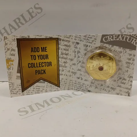 HARRY POTTER WIZARDING WORLD GOLDEN SNITCH OFFICIAL COLLECTORS COIN
